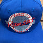 Kansas Jayhawks Embroidered Graphic Hat | Snap Back | Vintage 2000s Blue College Cap |