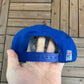 Kansas Jayhawks Embroidered Graphic Hat | Snap Back | Vintage 2000s Blue College Cap |