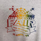 Crow Wing County Fair Graphic Crewneck | Size Large | Vintage 1990s Promotional Grey Sweater |