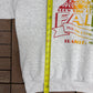Crow Wing County Fair Graphic Crewneck | Size Large | Vintage 1990s Promotional Grey Sweater |