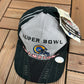 St. Louis Rams Super Bowl Champions Graphic Hat | Strap Back | Vintage 2000s Logo Athletic Black NFL Football Cap |