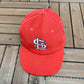 St. Louis Cardinals Embroidered Graphic Hat | Snap Back | Vintage 1990s MLB Baseball Red Cap |