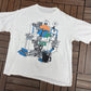 The Duck Stops Here Graphic Tee | Size Large | Vintage 1990s Cartoon White T-Shirt |