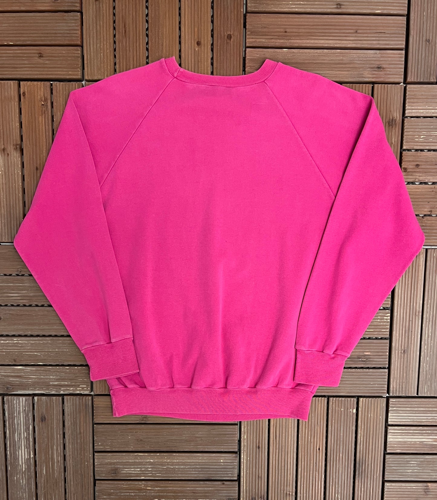 Universität Heidelberg Graphic Crewneck | Size Large | Vintage 1980s Pink University Sweater |