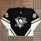 Pittsburgh Penguins Marc-Andre Fleury Hockey Jersey | Size XX- Large | Vintage 2000s NHL Hockey Black Jersey |