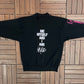 Cheryl "Pepsii" Riley Me, Myself & I Graphic Sweater | One Size | Vintage 1980s Promotional Black Sweater |