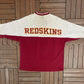 Washington Redskins Graphic Tee | Size Large | Vintage 1990s NFL Football Red T-Shirt |