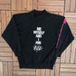 Cheryl "Pepsii" Riley Me, Myself & I Graphic Sweater | One Size | Vintage 1980s Promotional Black Sweater |