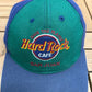 Hard Rock Cafe San Juan Graphic Hat | Snap Back | Vintage 1990s Tourist Promotional Cap |