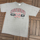 Cincinnati Reds Ken Griffey Jr. Graphic Tee | Size Large | Vintage 2000s MLB Baseball Grey T-Shirt |