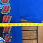 Jimmie Johnson NASCAR Lowe's Racing Graphic Tee | Size Medium | Vintage 2000s NASCAR Racing Blue T-Shirt |
