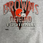 Cleveland Browns Graphic Crewneck | Size X-Large | Vintage 1990s NFL Football Grey Sweater |