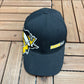 Pittsburgh Penguins Embroidered Graphic Hat | Size Small/Medium | Vintage 2000s CCM NHL Hockey Black Cap |