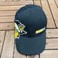 Pittsburgh Penguins Embroidered Graphic Hat | Size Small/Medium | Vintage 2000s CCM NHL Hockey Black Cap |
