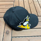 Pittsburgh Penguins Embroidered Graphic Hat | Size Small/Medium | Vintage 2000s CCM NHL Hockey Black Cap |