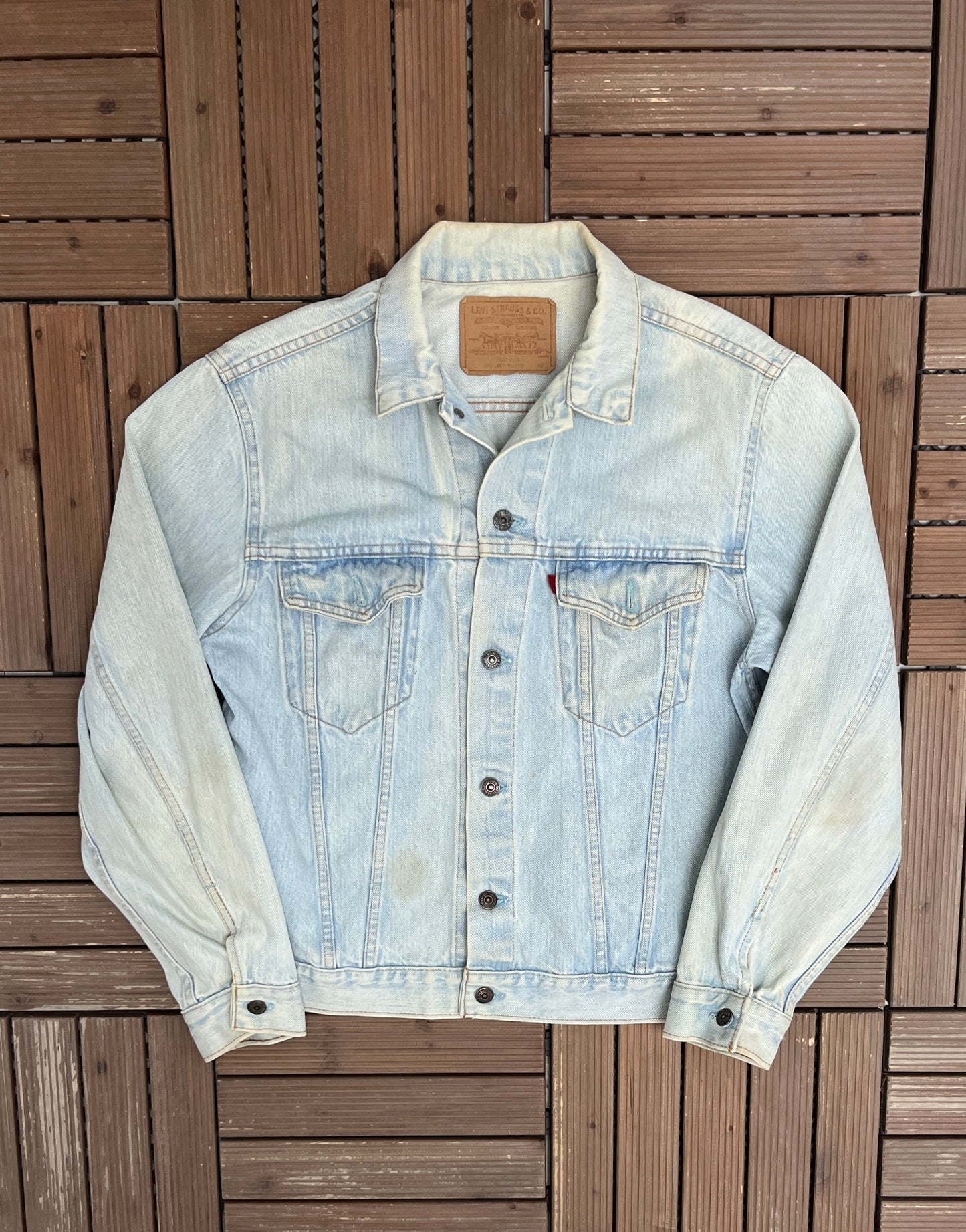 Levi's 75506-0210 Red Tab Denim Jacket | Size 42 | Vintage 2000s Blue Jean Trucker Jacket |