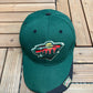 Minnesota Wild Embroidered Graphic Hat | Strap Back | Vintage 2000s NHL Hockey Green Cap |