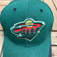 Minnesota Wild Embroidered Graphic Hat | Strap Back | Vintage 2000s NHL Hockey Green Cap |