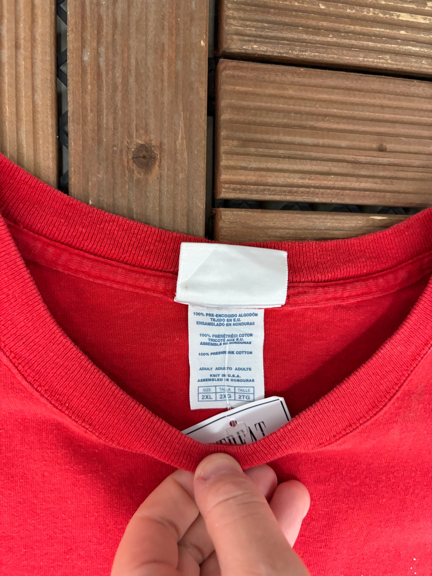 Dale Earnhardt Jr. Budweiser NASCAR Graphic Tee | Size XX-Large | Vintage 2000s NASCAR Racing Red T-Shirt |