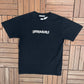 Liberaiders Spell Out Graphic Tee | Size Medium | 2000s Japanese Label Streetwear Black T-Shirt |