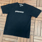 Liberaiders Spell Out Graphic Tee | Size Medium | 2000s Japanese Label Streetwear Black T-Shirt |