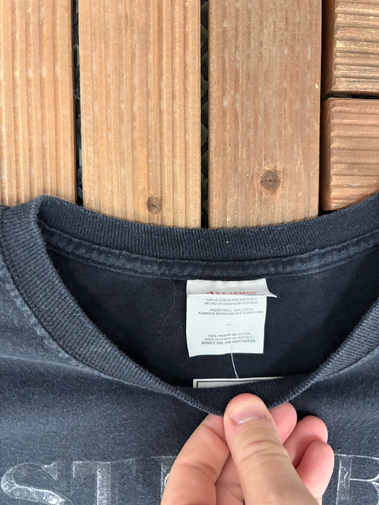 Disturbed Asylum Tour Graphic Tee | Size XXX-Large | Vintage 2000s Heavy Metal Band Music Black T-Shirt |