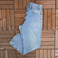 Levi Strauss & Co 550 Denim Jeans | Size 36 x 30 | Vintage 1990s Levi's Light Blue Jeans |