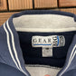 Pebble Beach Golf Links Embroidered Graphic Crewneck | Size Large | Vintage 2000s Promotional Blue Sweater |