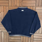 Pebble Beach Golf Links Embroidered Graphic Crewneck | Size Large | Vintage 2000s Promotional Blue Sweater |