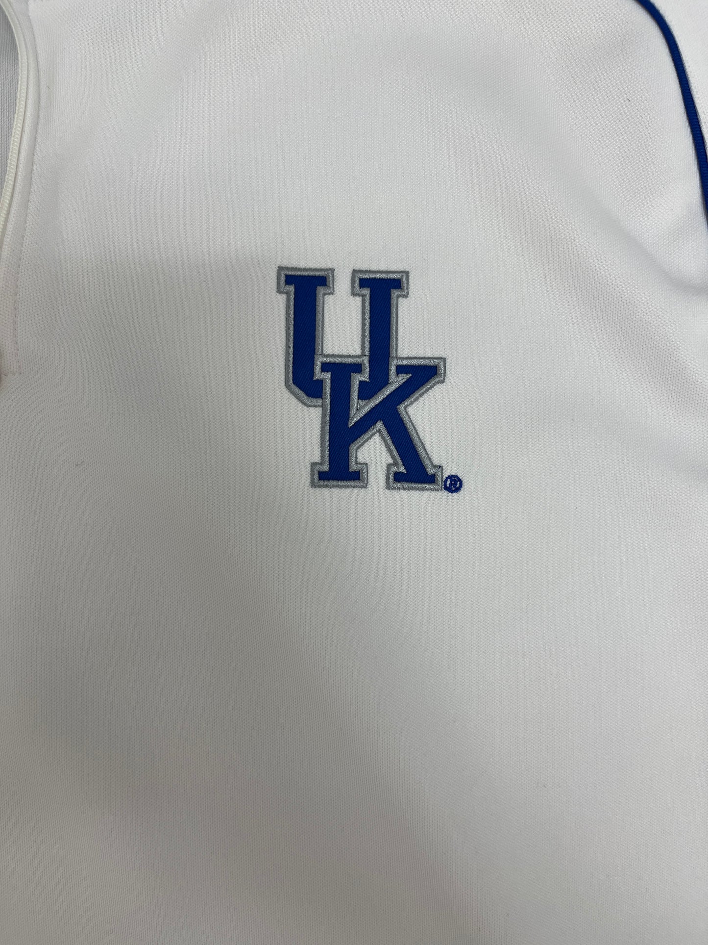 Kentucky Wildcats Nike Warm Up Graphic Tee | Size X-Large | Vintage 1990s White College T-Shirt |