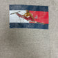 Tommy Hilfiger Jeans Skiing Graphic Tee | Size X-Large | Vintage 1990s Made in USA Grey Long Sleeve |