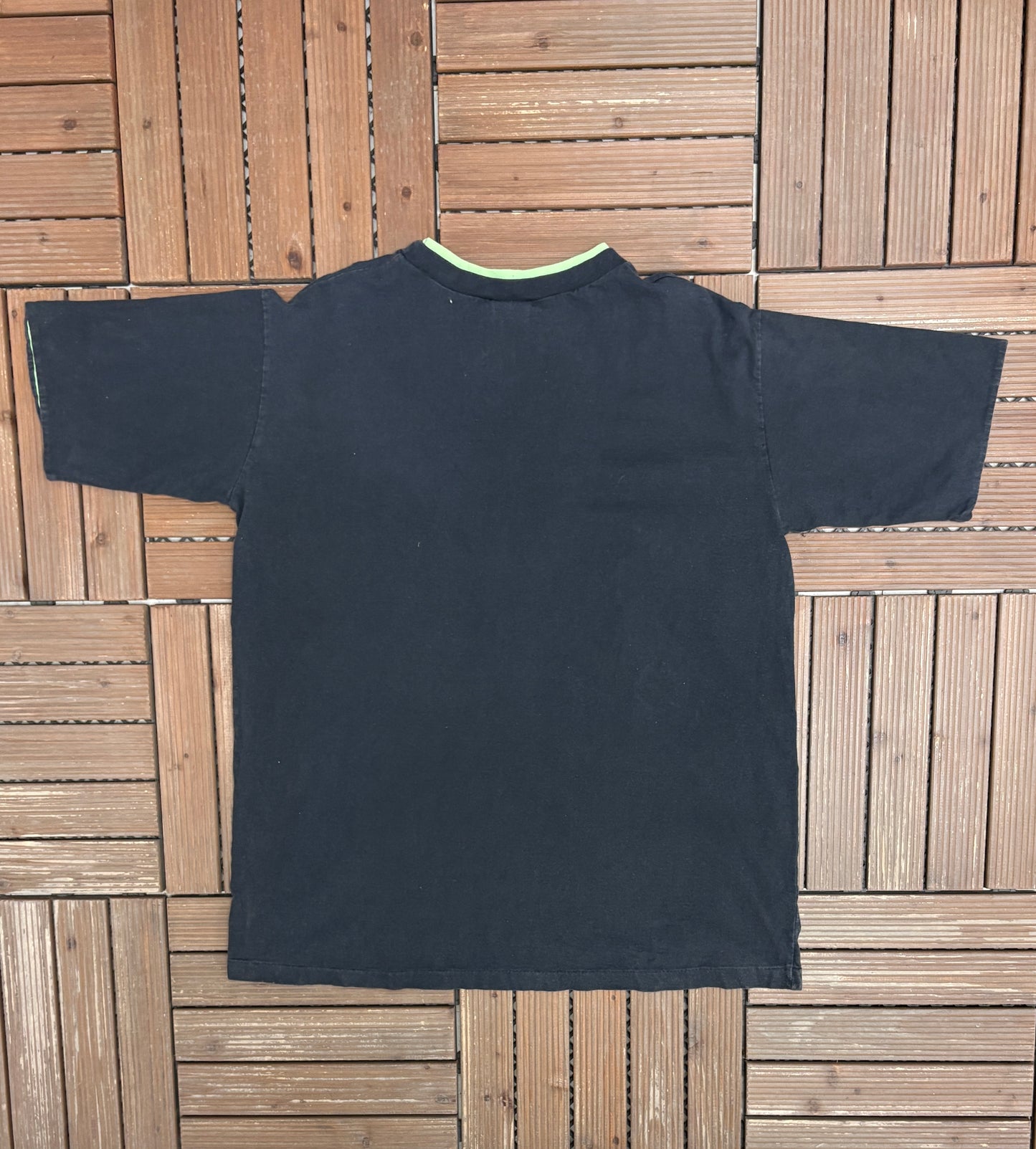 Molson Canadian Rocks Blue Diamond Lounge Graphic Tee | Size X-Large | Vintage 1990s Promotional Black T-Shirt |