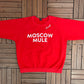 Smirnoff Moscow Mule Graphic Crewneck | Size Large | Vintage 2000s Promotional Red Sweater |