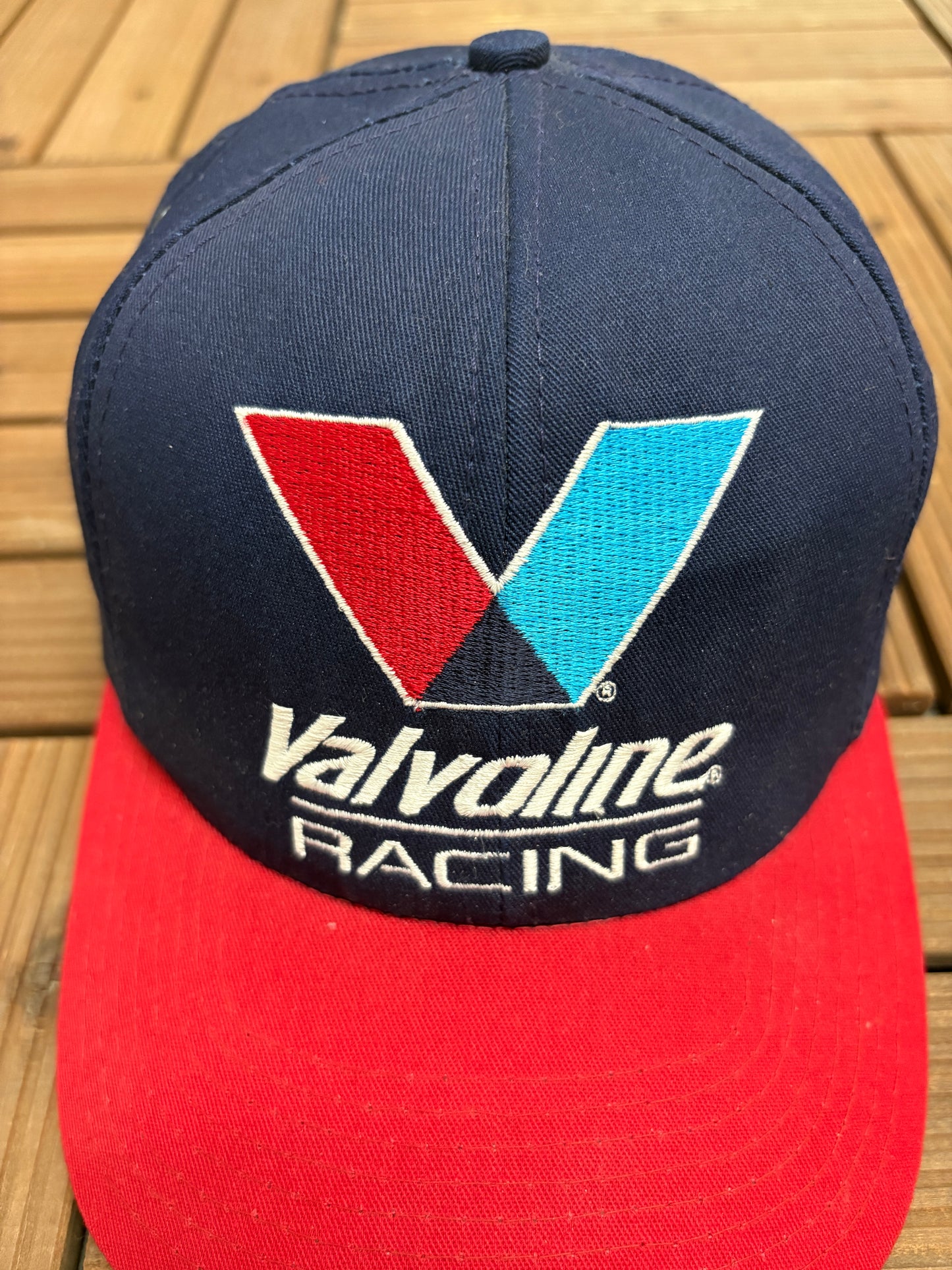 Valvoline Racing Mark Martin NASCAR Embroidered Hat | Snap Back | Vintage 2000s Racing Blue Cap |