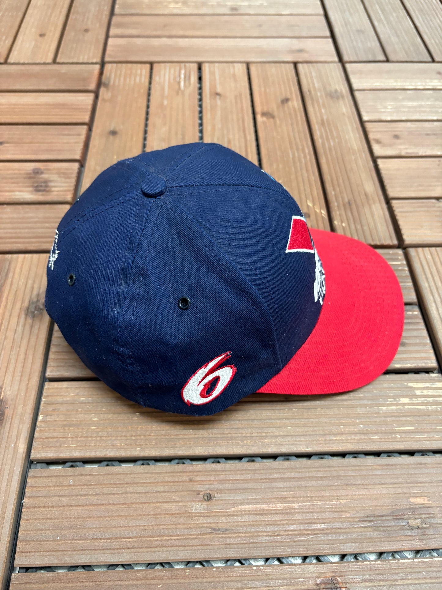 Valvoline Racing Mark Martin NASCAR Embroidered Hat | Snap Back | Vintage 2000s Racing Blue Cap |