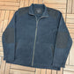 Calvin Klein Tech Fleece Sweater | Size X-Large | Branded Blue Zip Up Sweater |