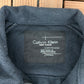 Calvin Klein Tech Fleece Sweater | Size X-Large | Branded Blue Zip Up Sweater |