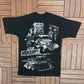 Route 66 Main Street Of America Graphic Tee | Size Large | Vintage 1990s Black Tourist T-Shirt |