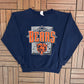 Chicago Bears Graphic Crewneck | Size X-Large | Vintage 1990s NFL Football Blue Sweater | Made in USA |