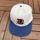 Denver Broncos Embroidered Graphic Hat | Snap Back | Vintage 1990s NFL Football White Cap |
