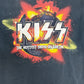 Kiss The Hottest Show On Earth Graphic Tee | Size Small | Vintage 2000s Rock Band Black T-Shirt |