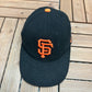 San Francisco Giants Nike Embroidered Hat | Strap Back | Vintage 2000s Nike MLB Baseball Black Cap |
