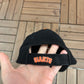 San Francisco Giants Nike Embroidered Hat | Strap Back | Vintage 2000s Nike MLB Baseball Black Cap |