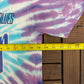 The Moody Blues Sur La Mer Graphic Tee | Size Medium | Vintage 1980s Rock Band Tie Dye T-Shirt |