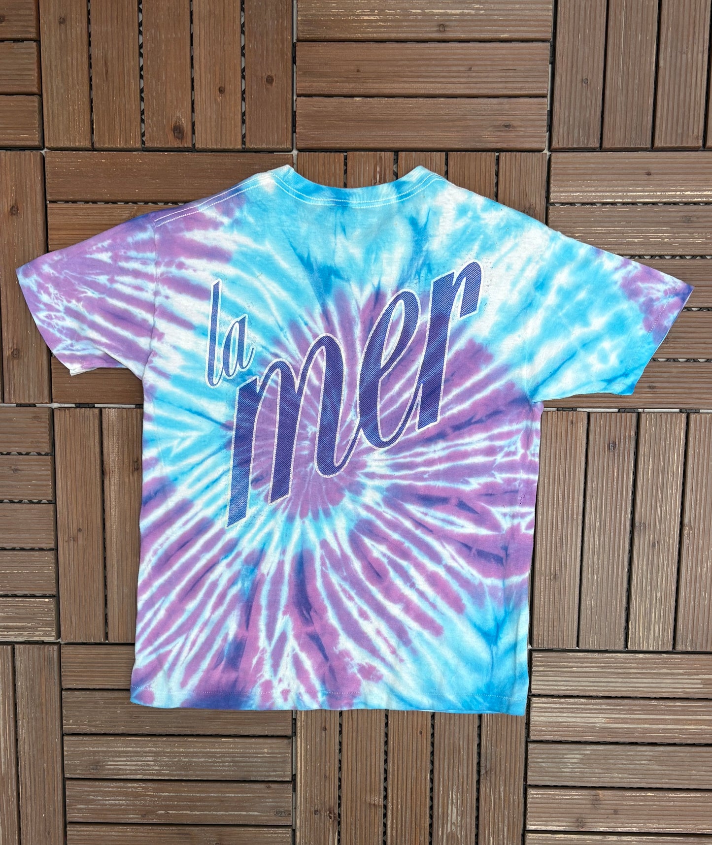 The Moody Blues Sur La Mer Graphic Tee | Size Medium | Vintage 1980s Rock Band Tie Dye T-Shirt |