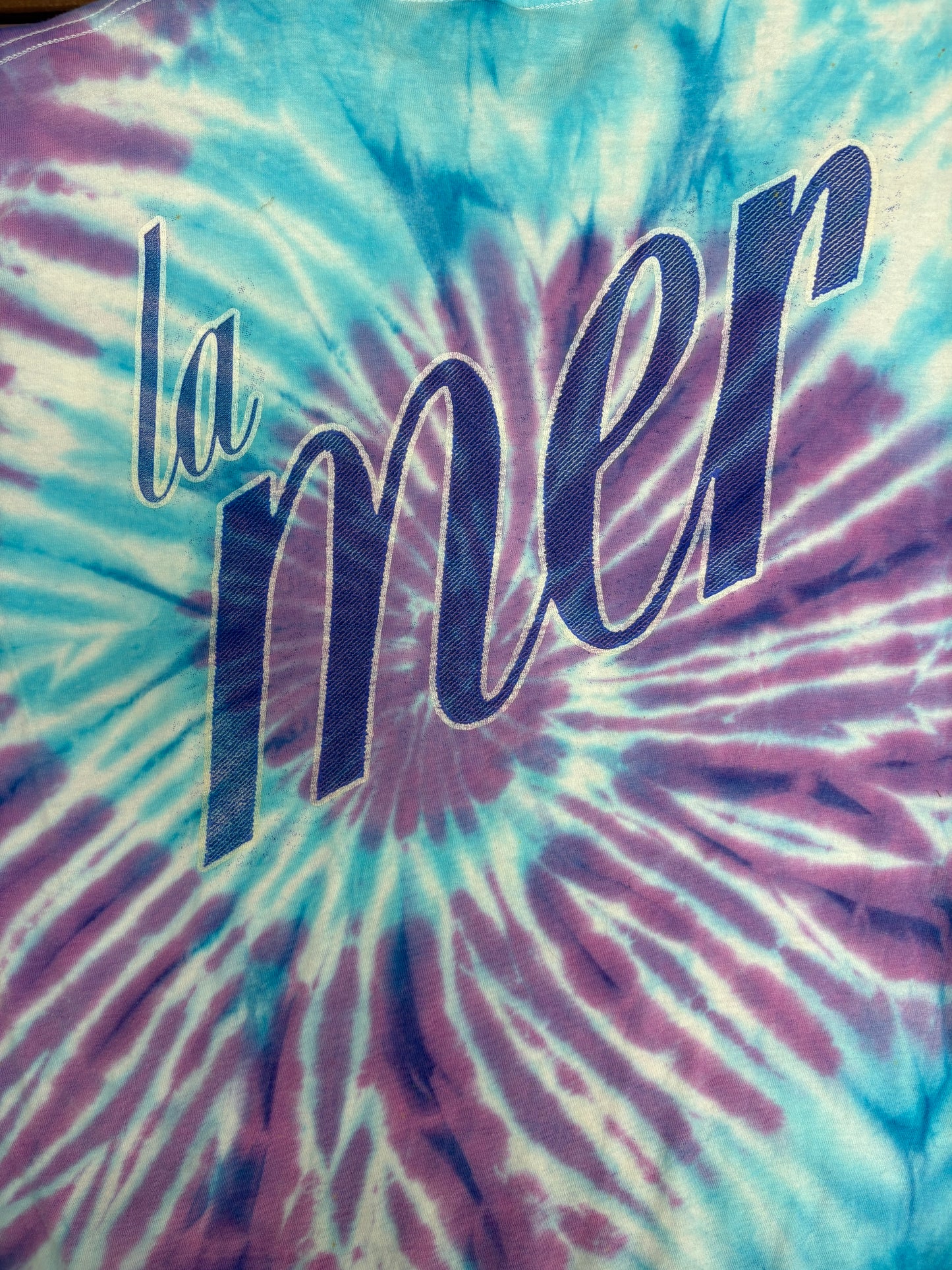 The Moody Blues Sur La Mer Graphic Tee | Size Medium | Vintage 1980s Rock Band Tie Dye T-Shirt |