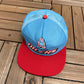 Houston Oilers Graphic Hat | A Snap Back | Vintage 1980s New Era NFL Football Light Blue Cap |