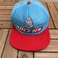 Houston Oilers Graphic Hat | A Snap Back | Vintage 1980s New Era NFL Football Light Blue Cap |