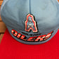 Houston Oilers Graphic Hat | A Snap Back | Vintage 1980s New Era NFL Football Light Blue Cap |