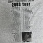 Dave Matthews Band Local Crew 2003 Tour Graphic Tee | Size Large | Vintage 2000s Rock Band Grey T-Shirt |